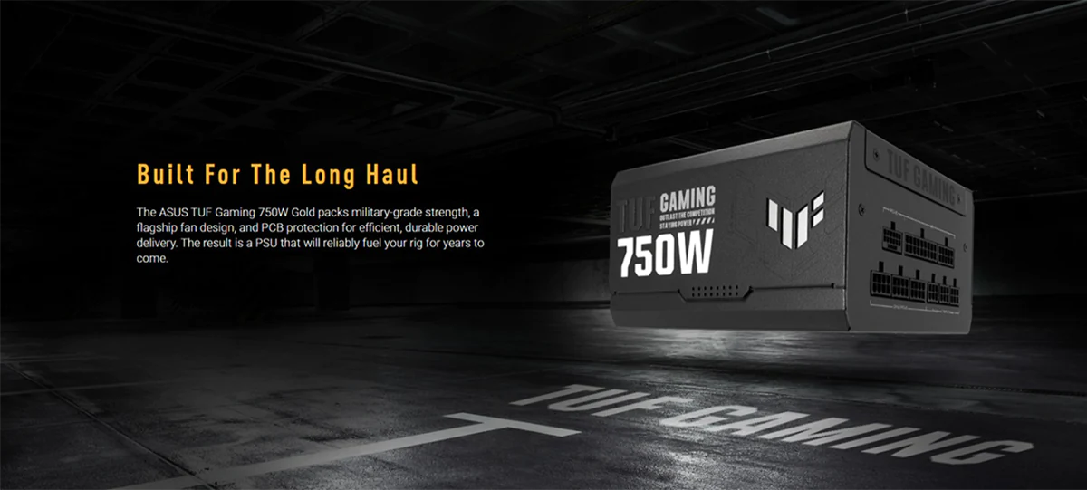 ASUS TUF Gaming 750W Gold 80 Plus Gold ATX 3.1 Fully Modular Power Supply